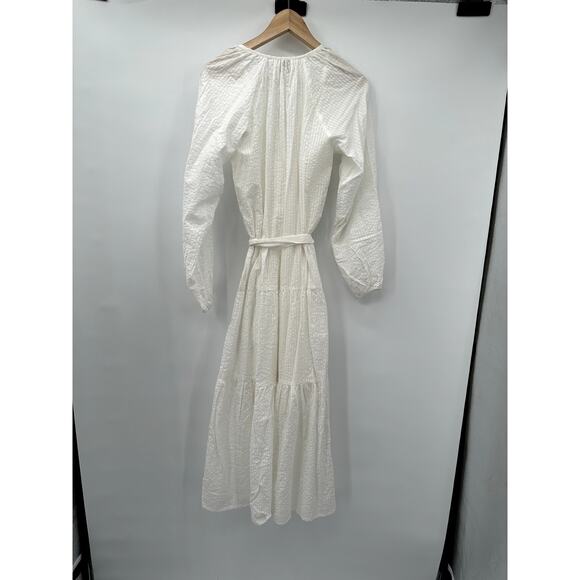 Evereve NWT Josephine Roan + Ryan White Long Sleeve Tie Waist Dress // XS - Picture 12 of 12